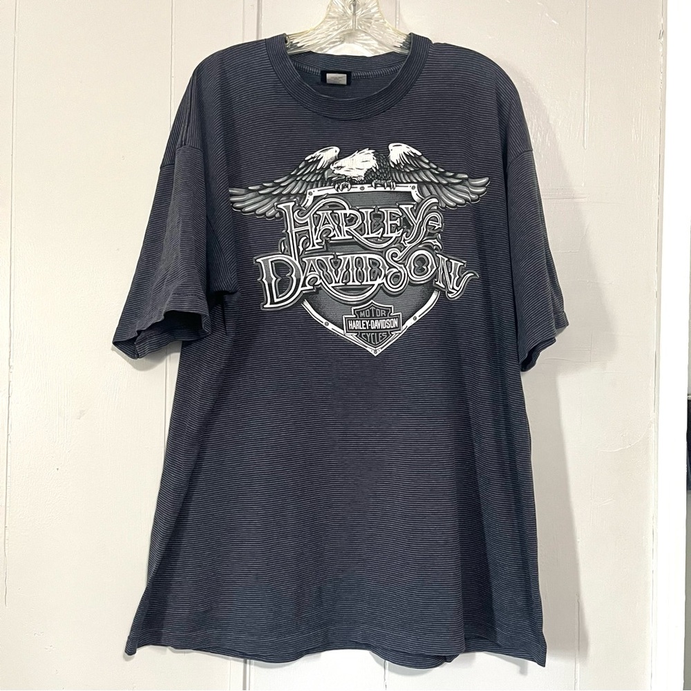 Harley Davidson Harleys-R-U.S. Lewiston Shirt Vintage 1993 Single Stitch Sz XXL
